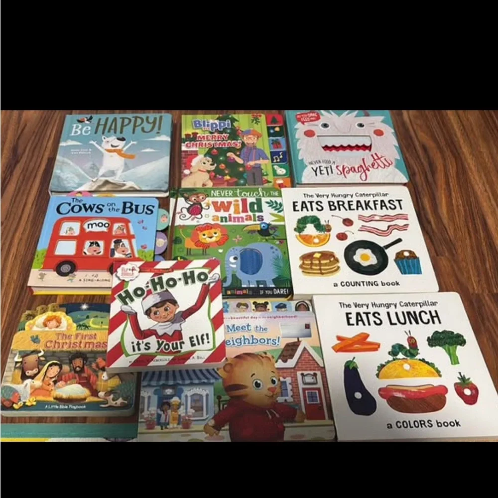 10-book bundle Children's boardBook Collection touch and feel activity book